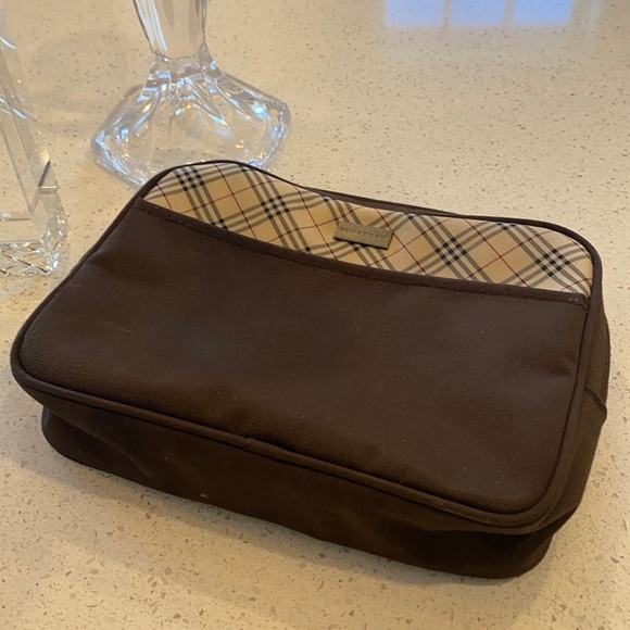 Vintage Burberry Cosmetic Pouch - Picture 1 of 8